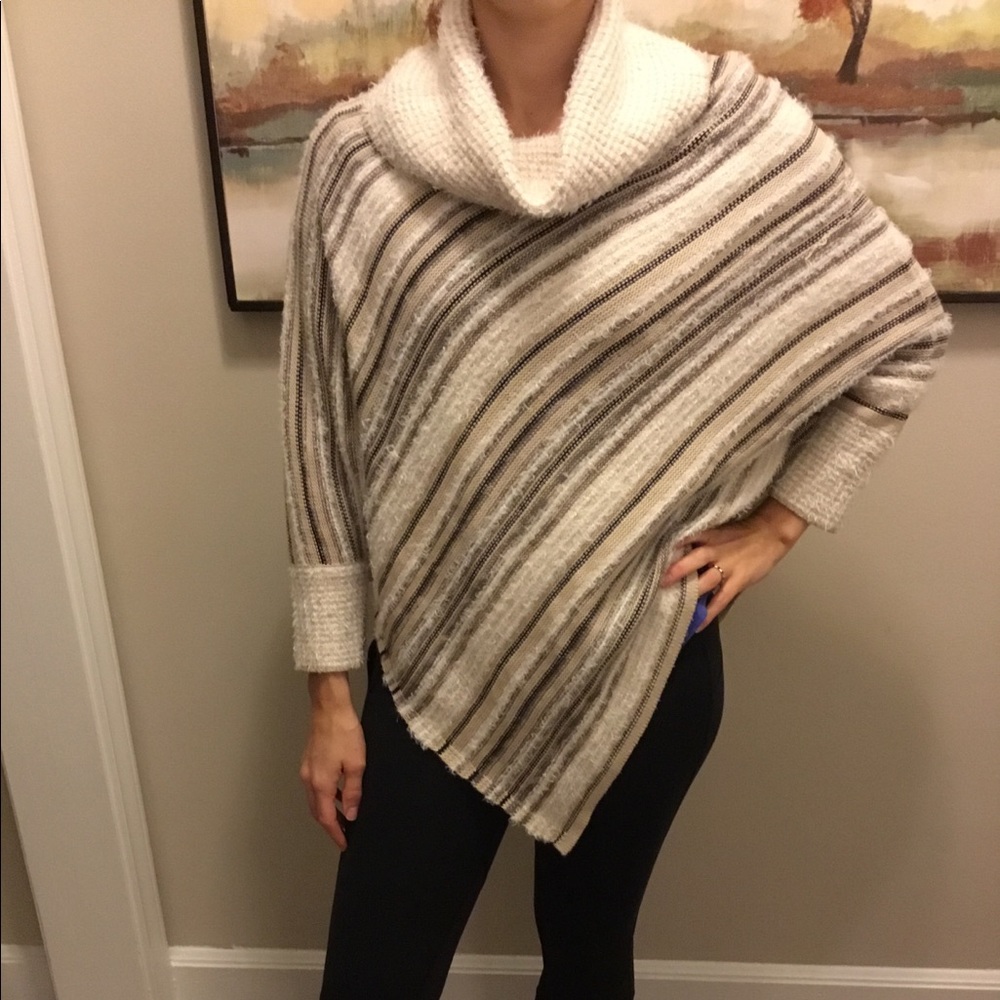 Sweater and/or poncho.